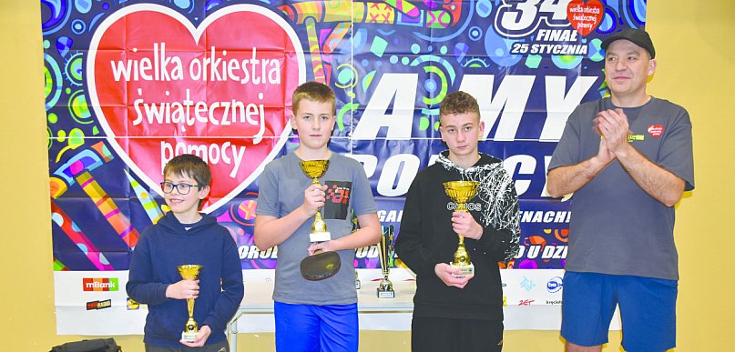 Gmina Radziejowice - gorące serca WOŚP i tenis stołowy