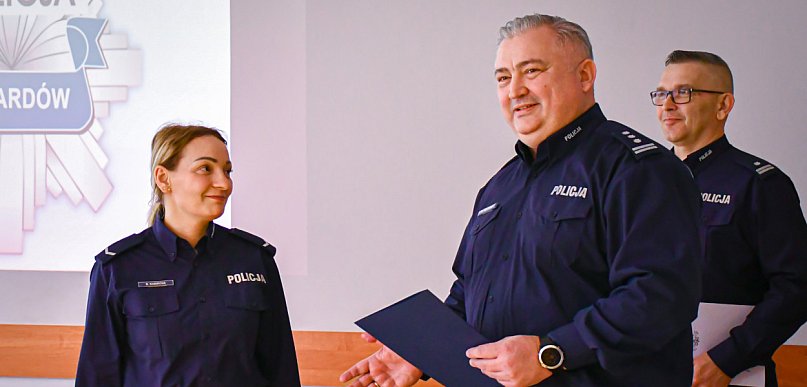 Roczna odprawa w Komendzie Powiatowej Policji w Żyrardowie