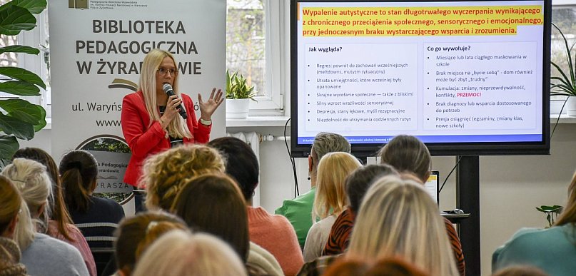 W Bibliotece Pedagogicznej  o spektrum autyzmu