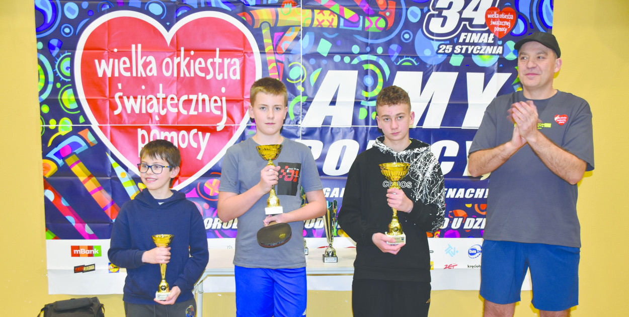 Gmina Radziejowice - gorące serca WOŚP i tenis stołowy